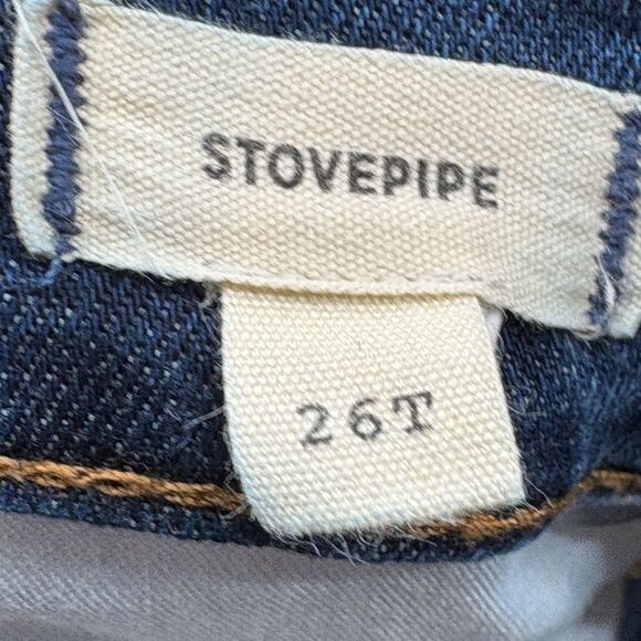 Madewell Stovepipe Jeans Size 26T Tall Medium Wash High Rise Stretch - Picture 13 of 16